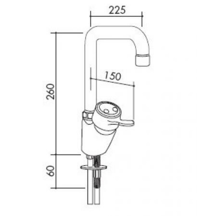 TOF 1000/210 - Laboratory lever mixer
