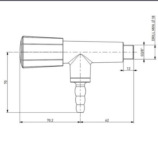 [2 -125225-SA-clinical] TOF 2000/20 - Gas Tap – nozzle 90°